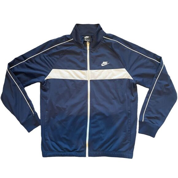 Nike Sportswear Jacket Nike NSW Classic Full Zip Track Jacket Retro Blue EUC - Picture 3 of 6